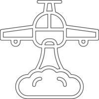 Firefighter Plane Vector Icon