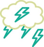 Thunderstorm Vector Icon