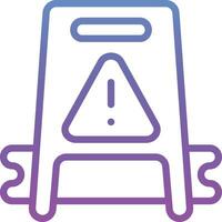 Wet Floor Vector Icon