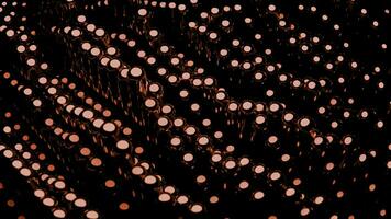 blanco y rojo destello lamparas en un negro antecedentes. diseño. brillante ligero bombillas hecho en abstracción con movimientos foto