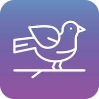 Spring Birds Vector Icon