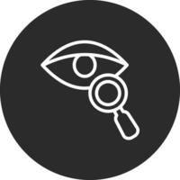 Eye Examination Vector Icon