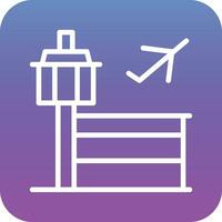 icono de vector de aeropuerto