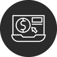 pago por clic icono de vector