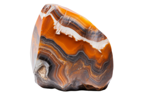 AI generated Onyx Stone on transparent background. png