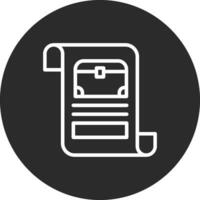 Pirate Scroll Vector Icon