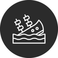 Shipwreck Vector Icon