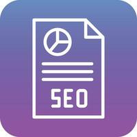 SEO Report Vector Icon