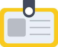 Identification Card Vector Icon