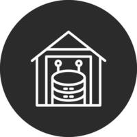 Data Warehouse Vector Icon