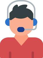 Call Center Agent Vector Icon