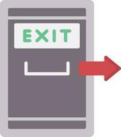 Exit Door Vector Icon