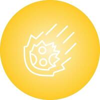 Meteor Vector Icon