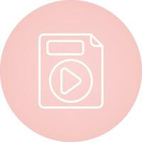 Video File Vector Icon