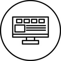 Website Ux Vector Icon