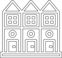 Townhouse Vector Icon