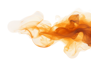 AI generated Golden and bronze Cloud on transparent background. png