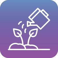 Watering Plants Vector Icon