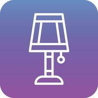 Table Lamp Vector Icon