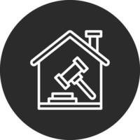 House Auction Vector Icon