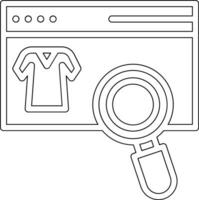 Search Clothes Vector Icon