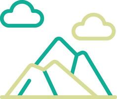 Mountains Vector Icon