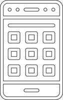 Mobile App Vector Icon