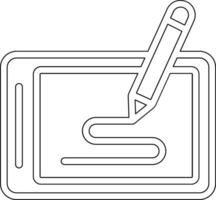 Pen Tablet Vector Icon