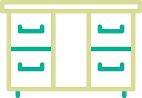 Drawer Table Vector Icon