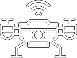 Smart Drone Vector Icon