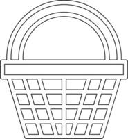 Shopping Basket Vector Icon