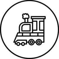 vapor tren vector icono