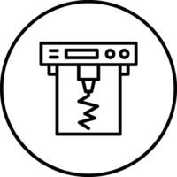 Seismograph Vector Icon