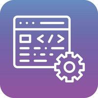 Code Settings Vector Icon
