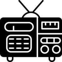 icono de vector de radio