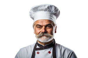 ai gegenereerd traditioneel Duitse chef-kok elegantie Aan transparant achtergrond. png