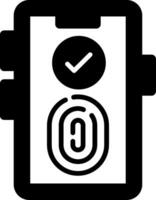 Fingerprint Vector Icon