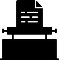 Typewriter Vector Icon