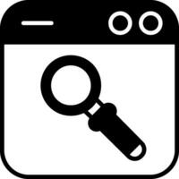 Search Engine Vector Icon