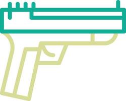 icono de vector de pistola