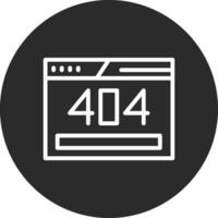 404 Error Vector Icon