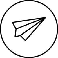 Paper Plane Vector Icon