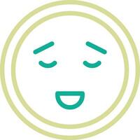 Calm Emotion Vector Icon