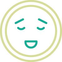 Calm Emotion Vector Icon