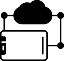 icono de vector de transferencia de datos