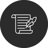 Scroll Paper Vector Icon