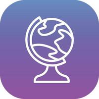 Globe Stand Vector Icon