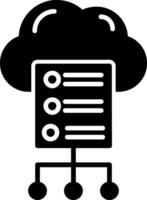 Cloud Server Vector Icon