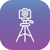 Tripod Camera Vector Icon