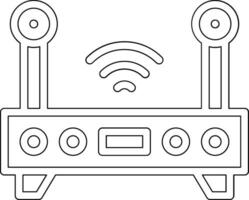 icono de vector de enrutador wifi